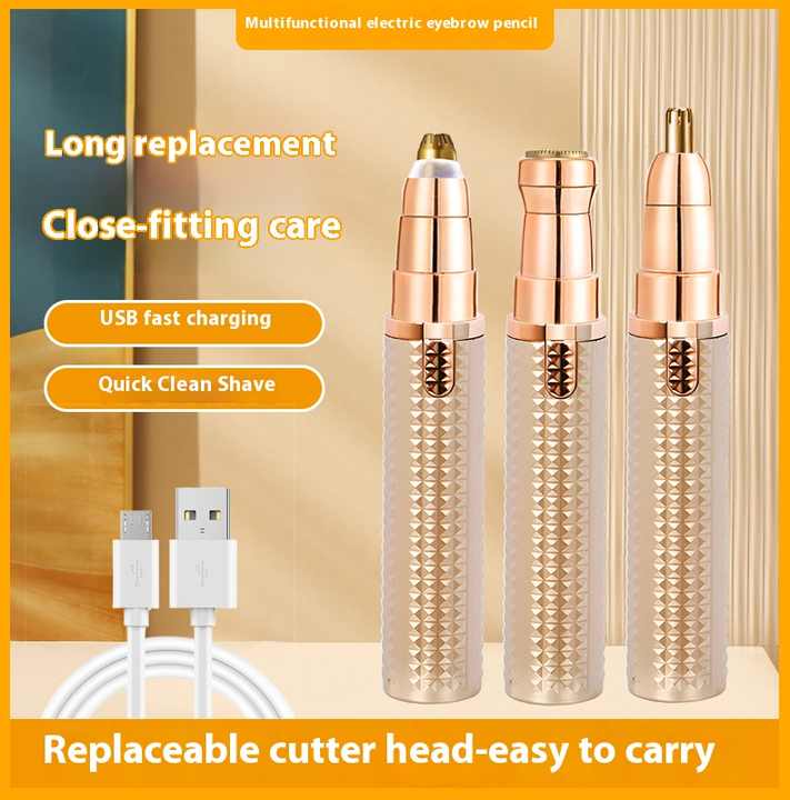 USB Rechargeable 3 in 1 Hair remover for Women